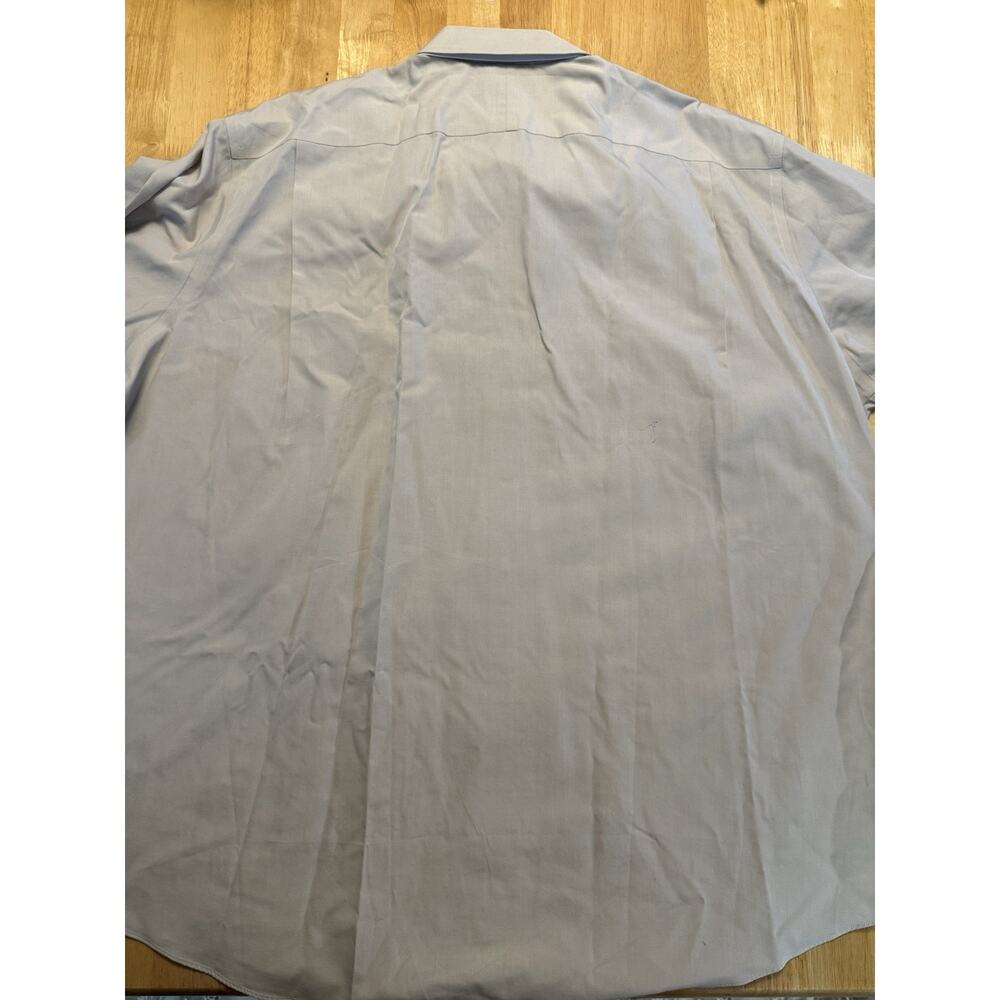 ENRO Mens Dress Shirt 19 34-35 Tan Long Sleeve Non Iron 100% Cotton Big Tall - Picture 6 of 6